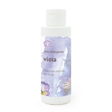 Latte detergente viso alla Viola