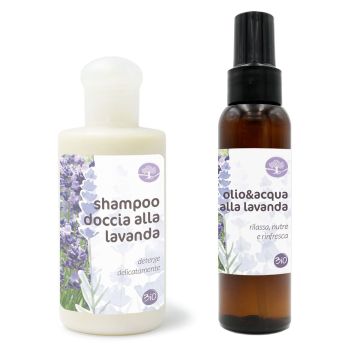 Set shampoo-doccia + Olio&acqua alla Lavanda