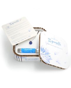 Blooming-Stars Gemelli-Cofanetto completo con Collana astrale e Profumo