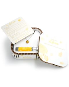 Blooming-Stars Leone-Cofanetto completo con Collana astrale e Profumo