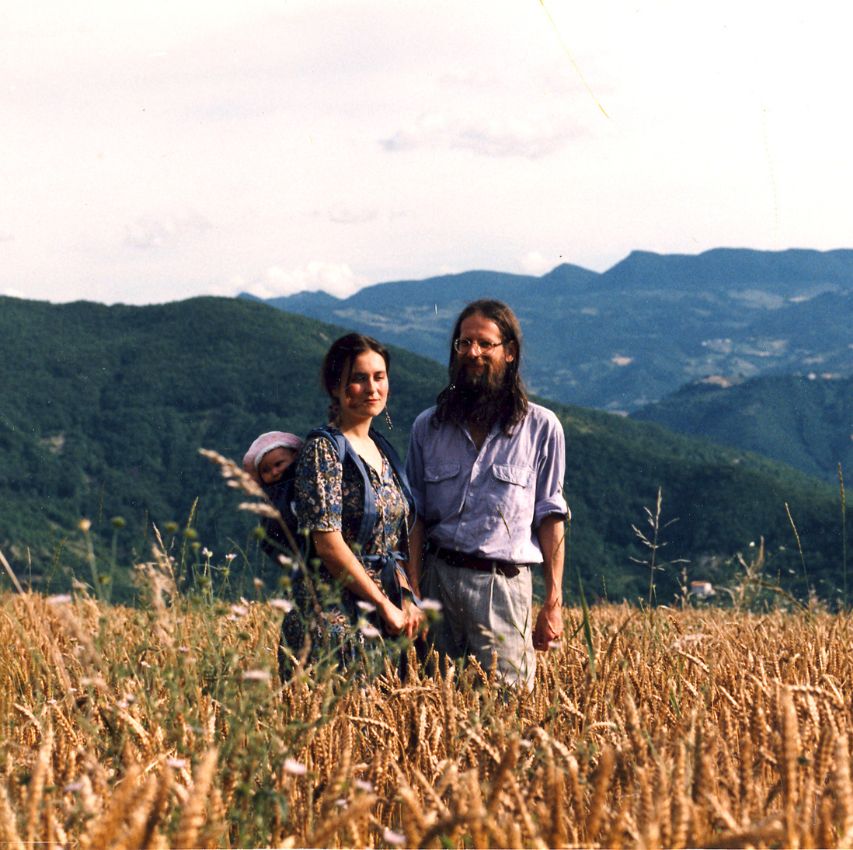 Lucilla Hubert e la piccola Shanti nel 1992