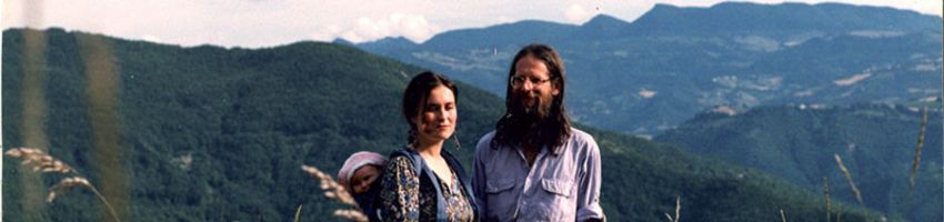 Lucilla Hubert e la piccola Shanti nel 1992