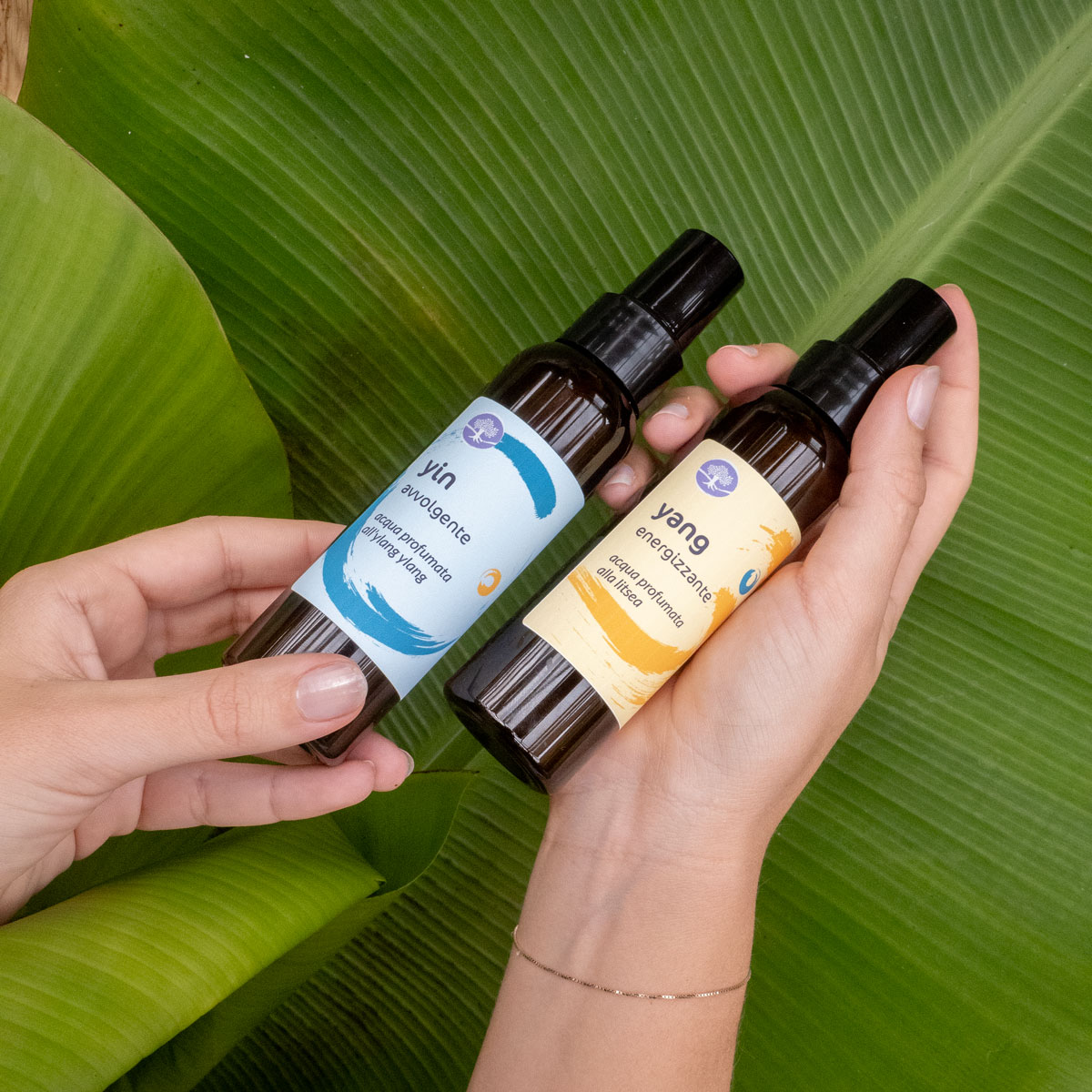 acque profumate yin e yang nei flaconi spray