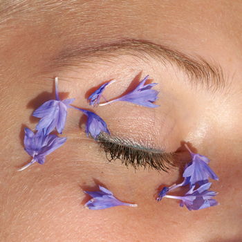occhio con fiordaliso