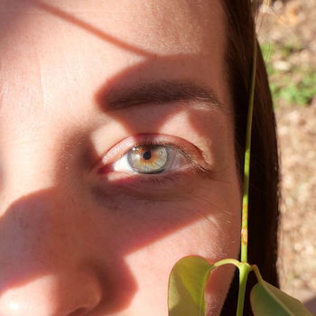 occhio con sole e ombra
